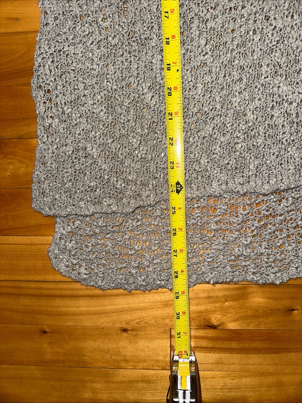 Windriver Light Gray Open-Knit V-Neck Sweater Tunic - Picture 7 of 7